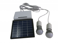 Plastic DC solar portable syste
