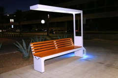 solar energy smart bench